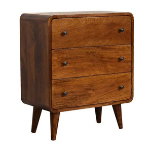 Mini Curved Chestnut Chest - My Store