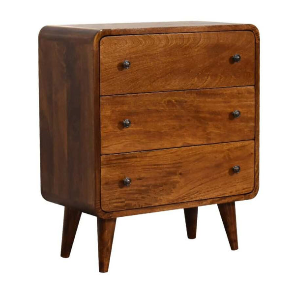 Mini Curved Chestnut Chest - My Store