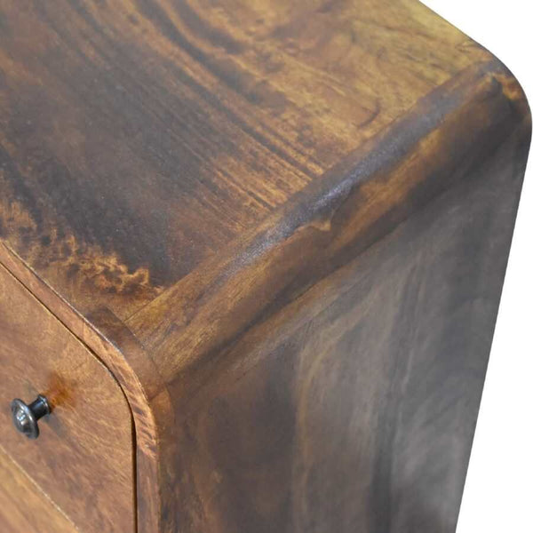 Mini Curved Chestnut Chest - My Store