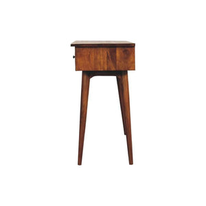 Large 3 Drawer Chestnut Console - My Store