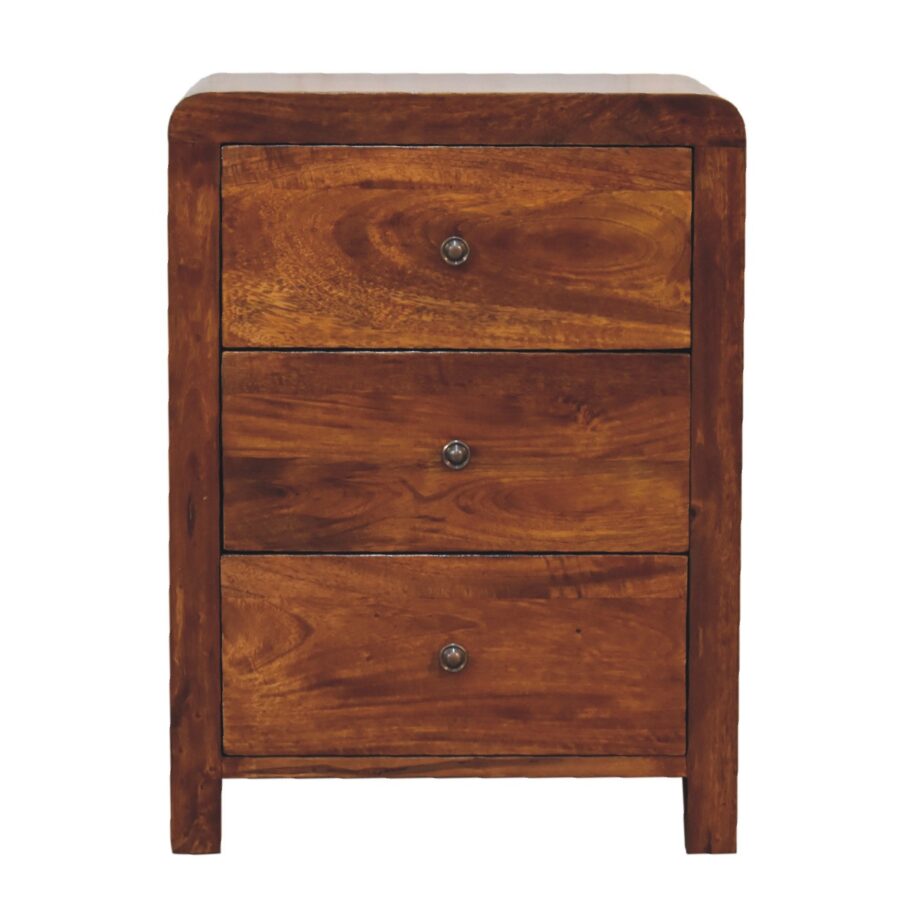 Aspen 3 Drawer Bedside - My Store