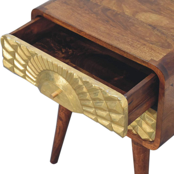 Eden Curved Bedside - My Store