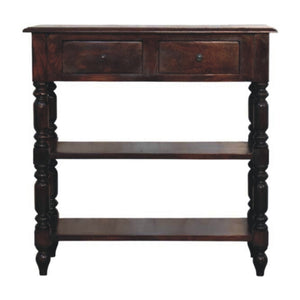 Turned legs Cherry Side Table - My Store
