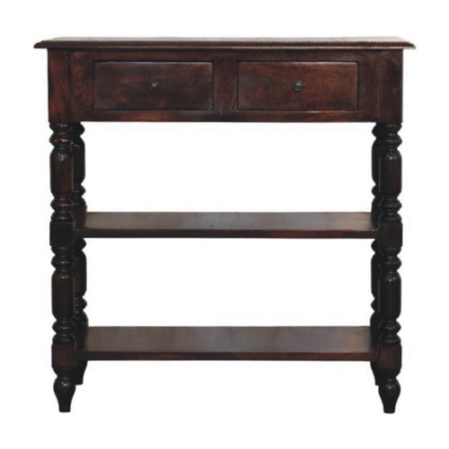 Turned legs Cherry Side Table - My Store