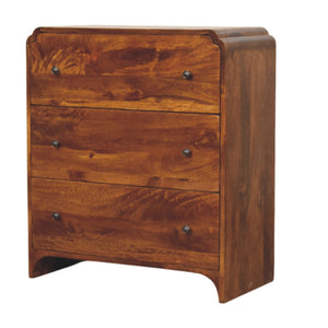 Newton Chestnut 3 Drawer Chest - My Store