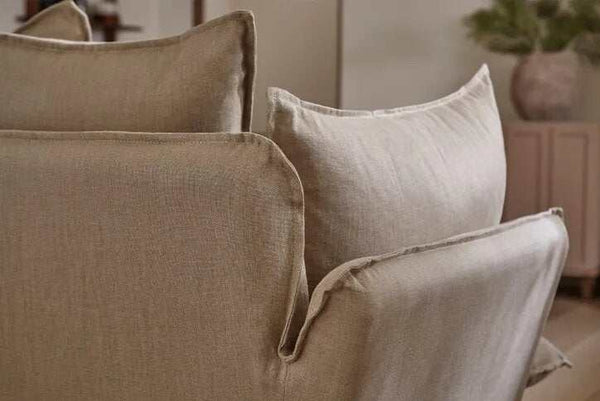 Malibu Medium Corner Sofa in Pumice House Basket Weave - My Store
