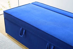 Jack in a Box Double Bed in Box in Green Velvet - My Store