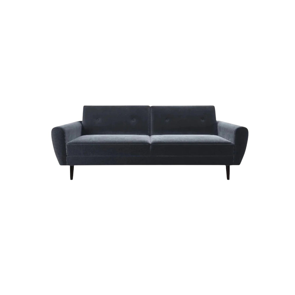 Jack 3 Seat Sofa Bed in Grey Velvet