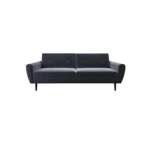 Jack 3 Seat Sofa Bed in Grey Velvet