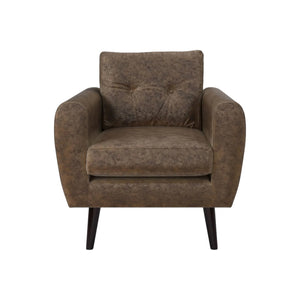 Jack Armchair in Burnt Orange Velvet