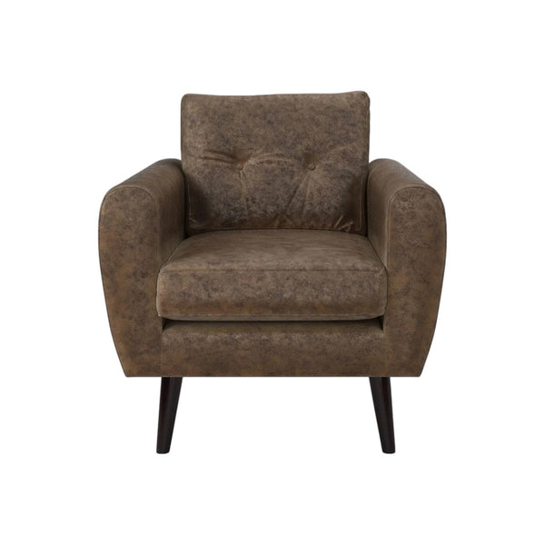 Jack Armchair in Burnt Orange Velvet