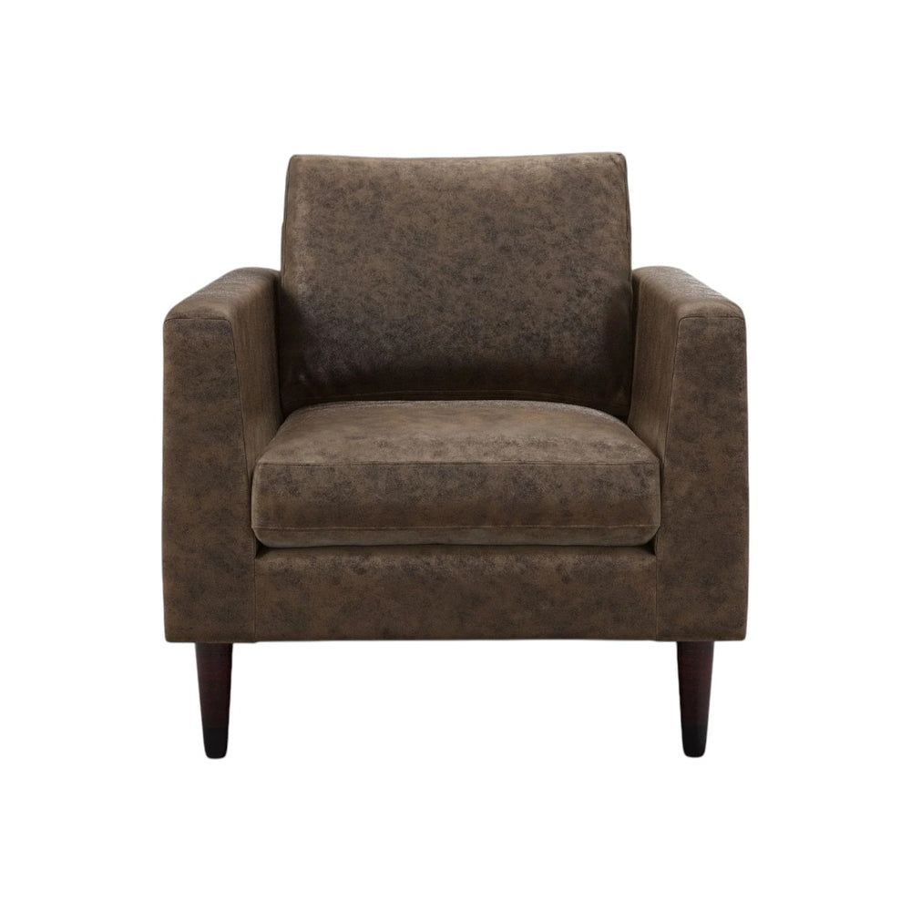 Jude Armchair in Ash Faux Leather