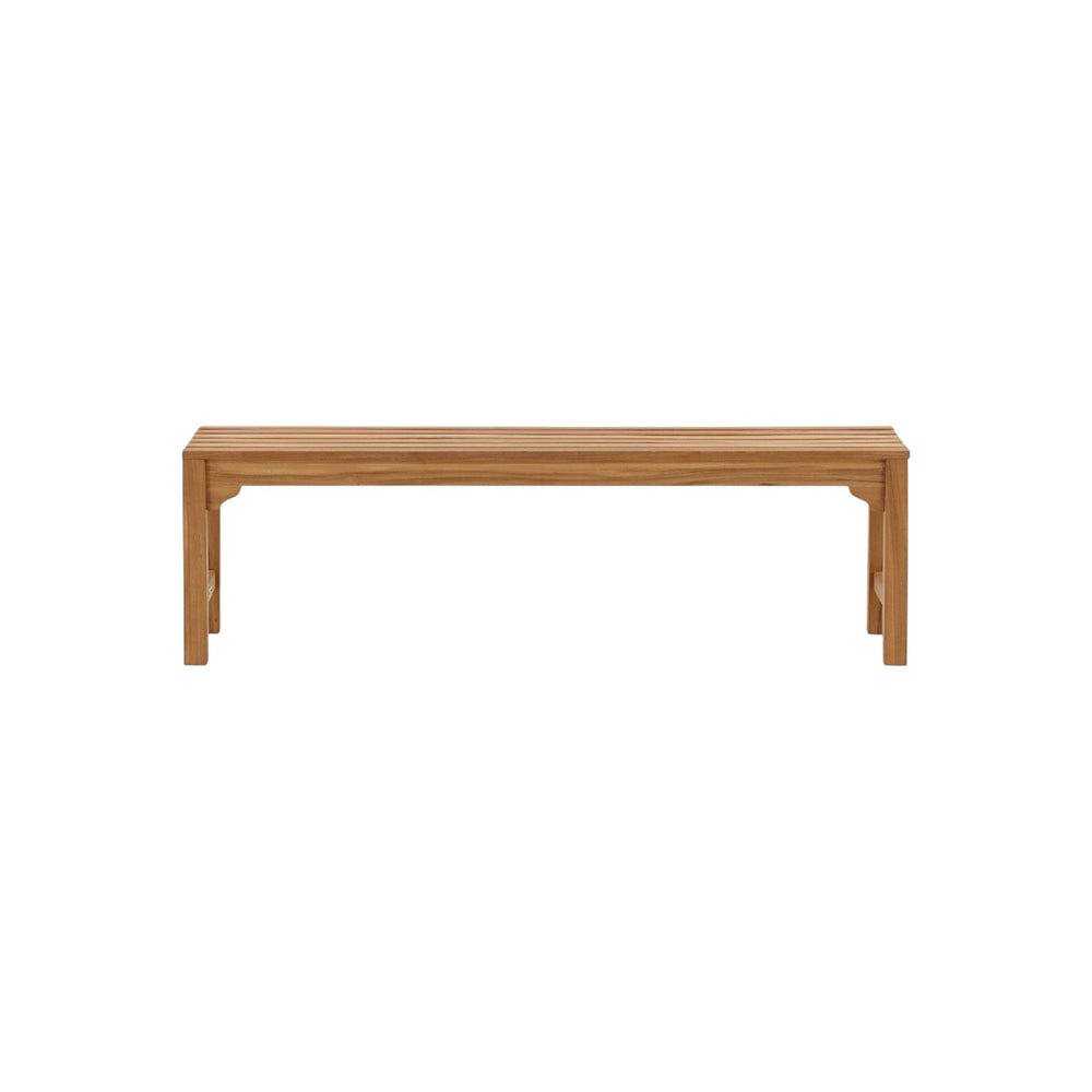 Kenya Outdoor Bench, Natural Teak | Classic Garden Seating 150 cm