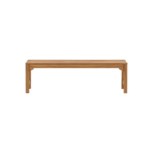 Kenya Outdoor Bench, Natural Teak | Classic Garden Seating 150 cm