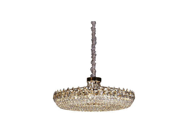 Light Empire Raindrop Crystal Chandelier Light Fixture for Living Room Foyer Entrance Dining Room Hallway Bedroom Entryway Gold Finish