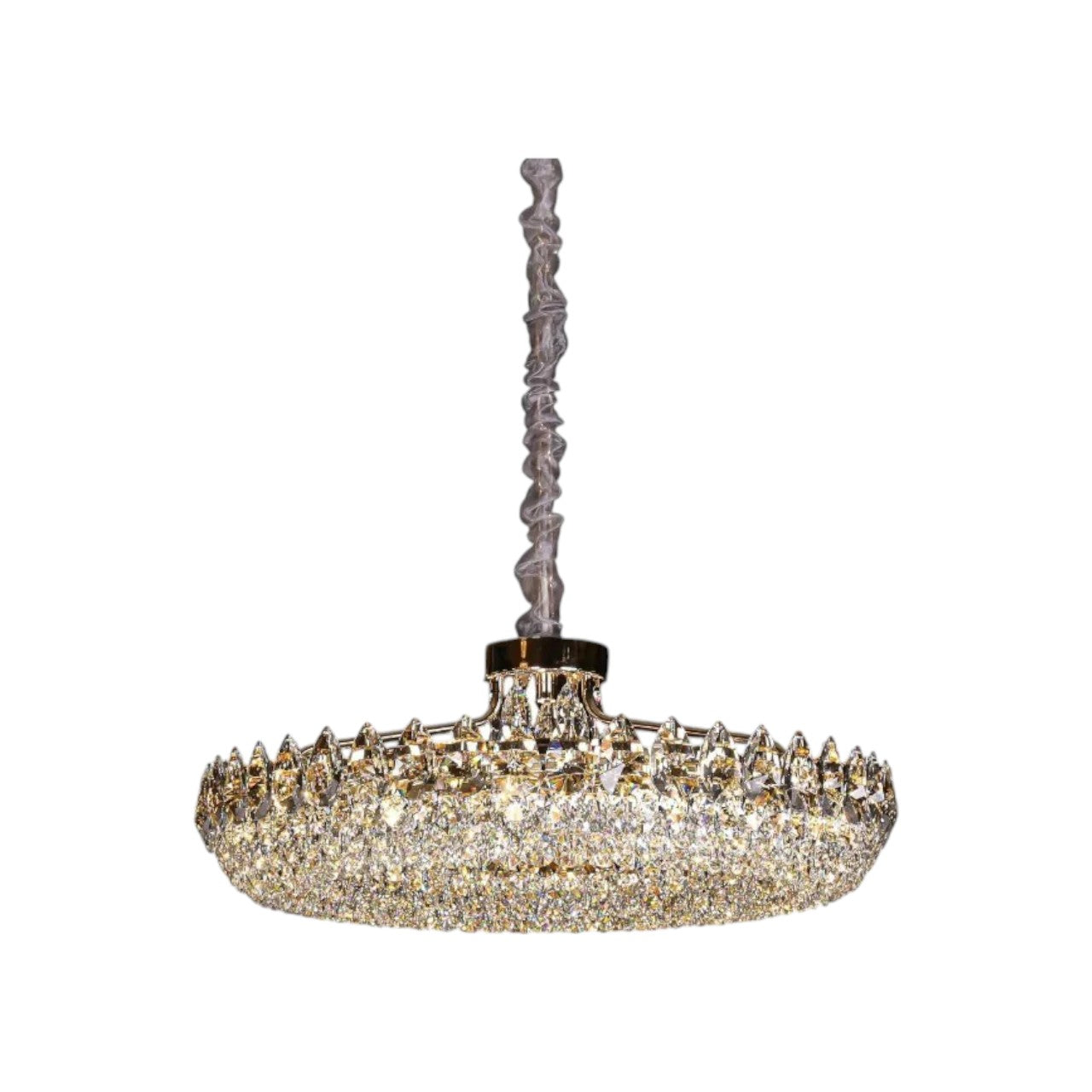 Light Empire Raindrop Crystal Chandelier Light Fixture Living Room Foyer Entrance Dining Room Hallway Bedroom Entryway Finish