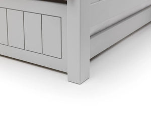 Julian Bowen Maine 90cm Single Underbed in Dove Grey Lacquer – Space-Saving Pull-Out Guest Bed