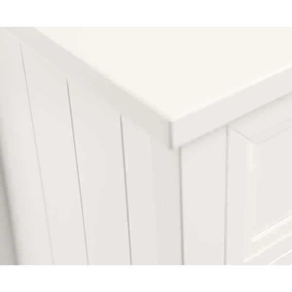 Julian Bowen Maine Dressing Table with 6 Drawers – Dove Grey New England Style Wooden Vanity Desk