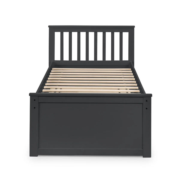 Maisie Single Captain's Bed with Pull-Out Guest Bed & Storage Drawers – White Lacquer