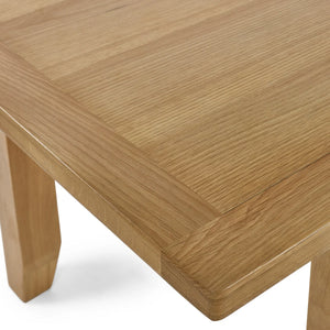Mallory Solid Oak Extending Dining Table – 180-220cm 6-8 Seater Natural Oak
