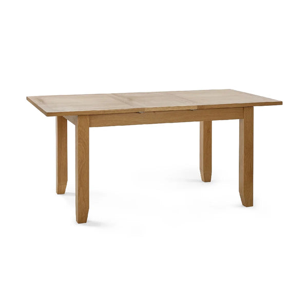 Mallory Solid Oak Extending Dining Table – 180-220cm 6-8 Seater Natural Oak