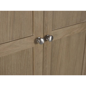 Memphis Limed Oak 2 Door 1 Drawer Wooden Wardrobe with Hanging Rail & Storage Drawer