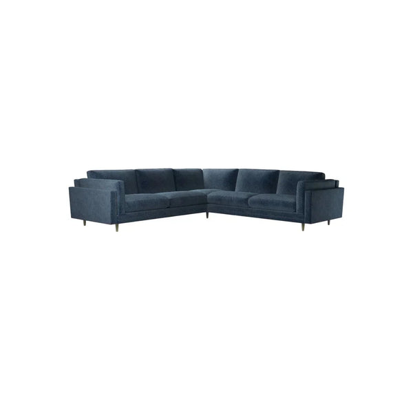 Bluebell Classic Chaise Sofa UK traditional design with wooden legs and plush cushions
