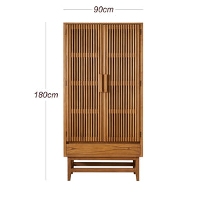 Melia Light Oak Wardrobe with Drawers