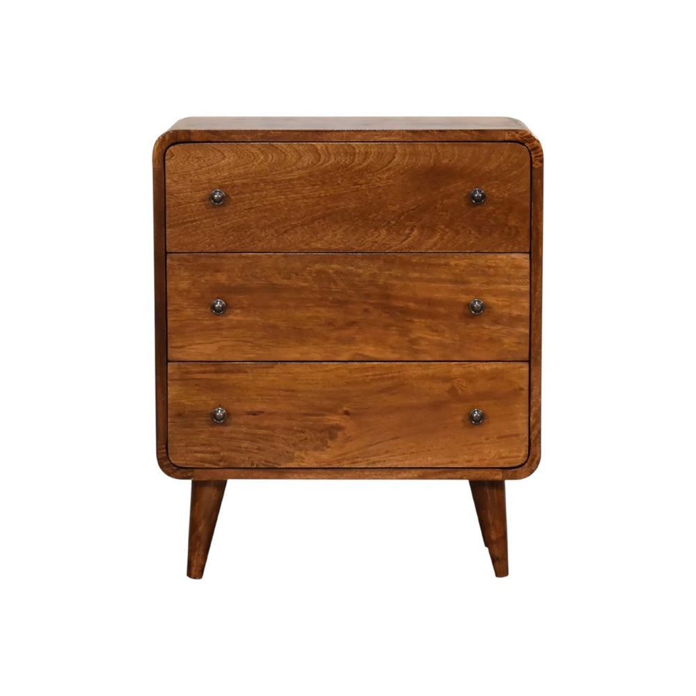 Mini Curved Chestnut Chest