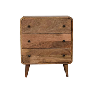 Mini Curved Oak-ish Chest