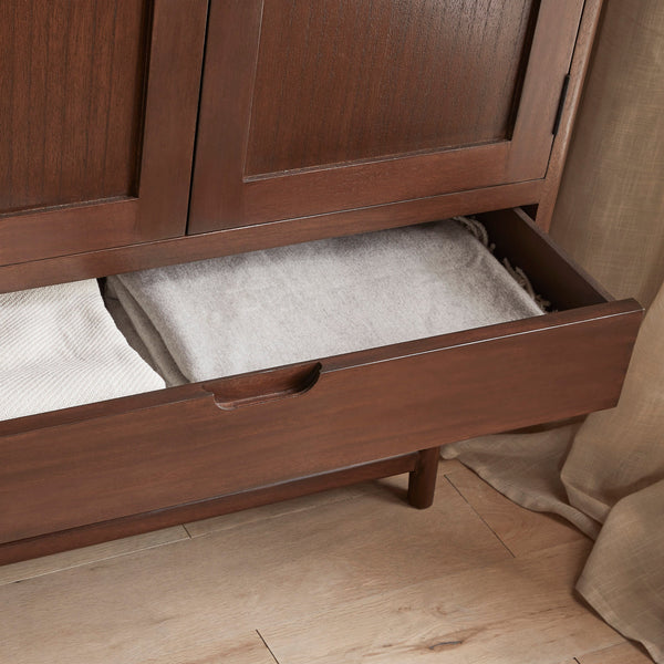 Norway Walnut Wardrobe - My Store