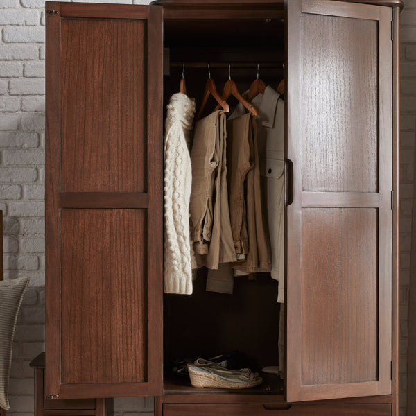 Norway Walnut Wardrobe - My Store