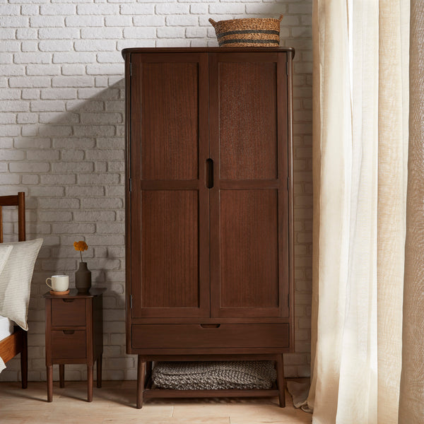 Norway Walnut Wardrobe - My Store