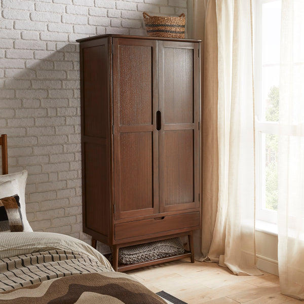 Norway Walnut Wardrobe - My Store