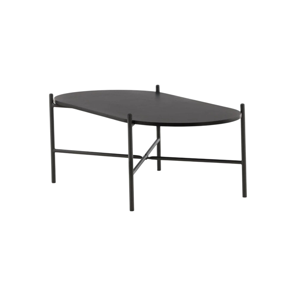 Pueblo Sofa Table, Black – Modern Scandinavian Coffee Table by Mmilo