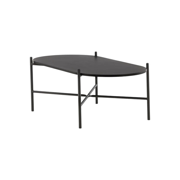 Pueblo Sofa Table, Black – Modern Scandinavian Coffee Table by Mmilo
