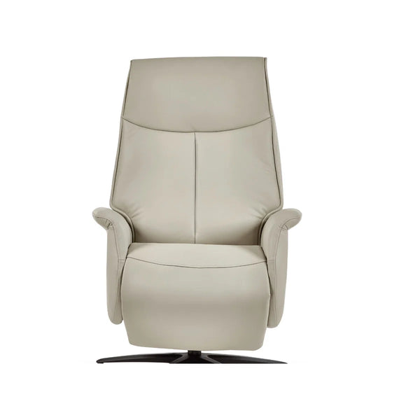 Sofia Grey Dual Motor Power Recliner Chair with USB Charging Port & Swivel Star Base