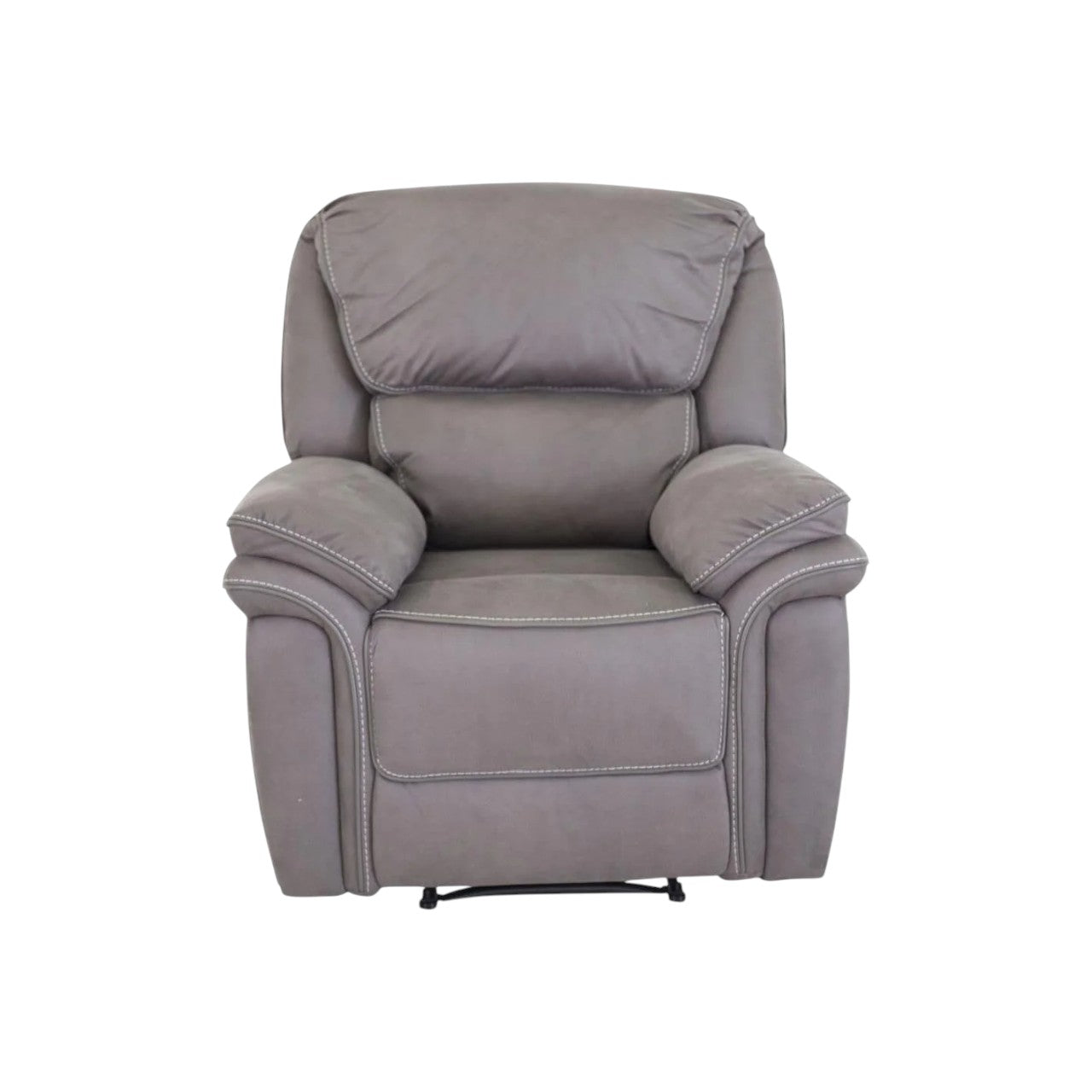 Saranda Recliner Armchair Microfiber Upholstery Adjustable Back & Footrest
