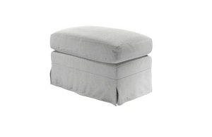 Bluebell Skirted Cover Footstool - My Store