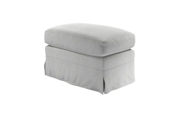 Bluebell Skirted Cover Footstool - My Store