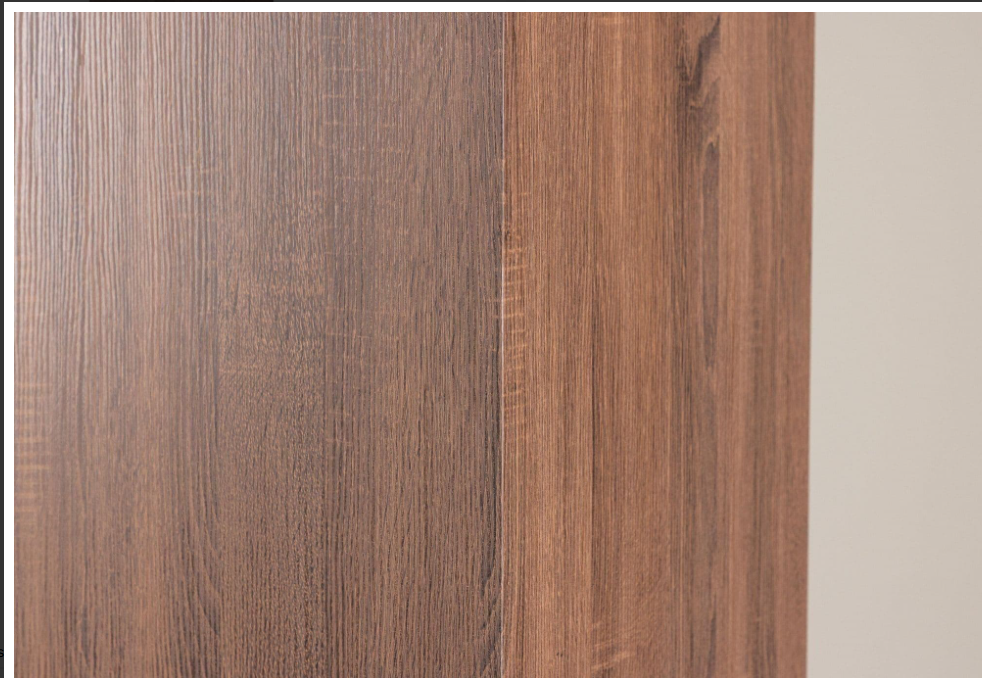 Ramsvik Side Table 40x130 cm – Brown, MDF Modern Console Table for Living Room, Hallway, or Bedroom