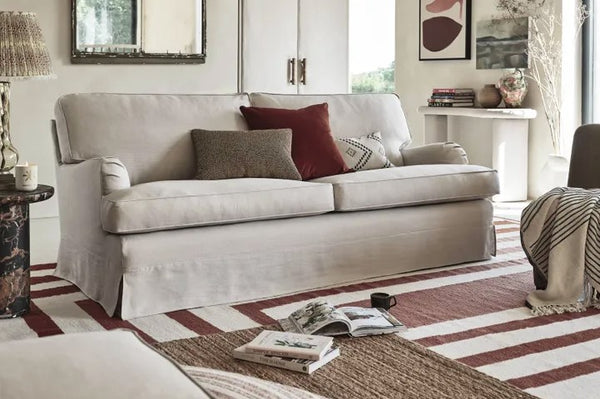 Bluebell Skirted Cover Fabric Sofa - My Store