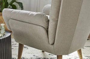 Ellora Armchair in Pumice House Basket Weave - My Store