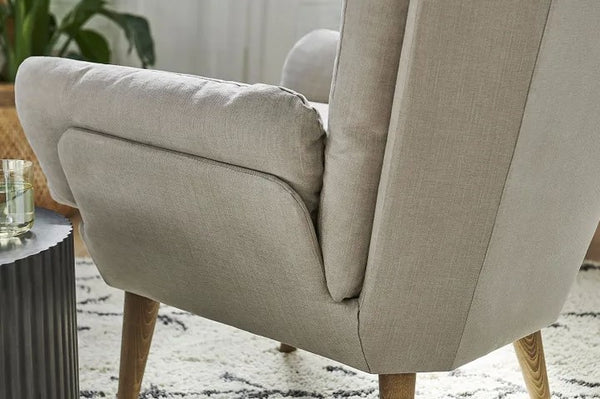 Ellora Armchair in Pumice House Basket Weave - My Store