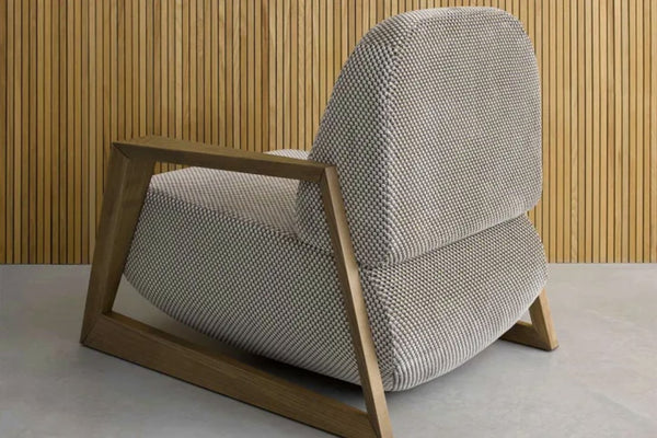 Hockney Armchair in Pumice House Basket Weave - My Store