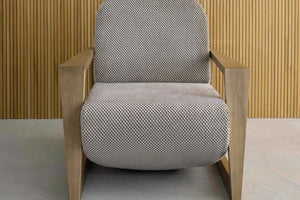 Hockney Armchair in Pumice House Basket Weave - My Store