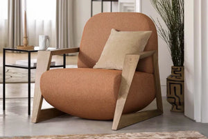 Hockney Armchair in Pumice House Basket Weave - My Store