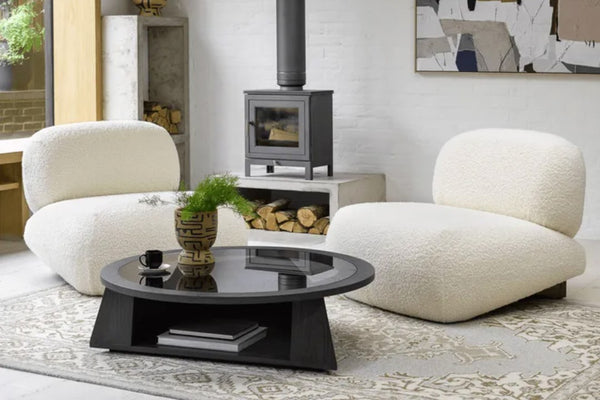 Seattle Armchair in Cappuccino Bubble Velvet - My Store