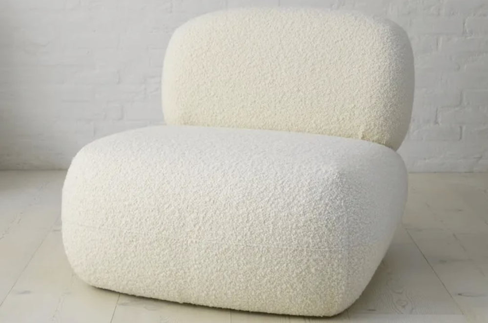 Seattle Armchair in Cappuccino Bubble Velvet - My Store