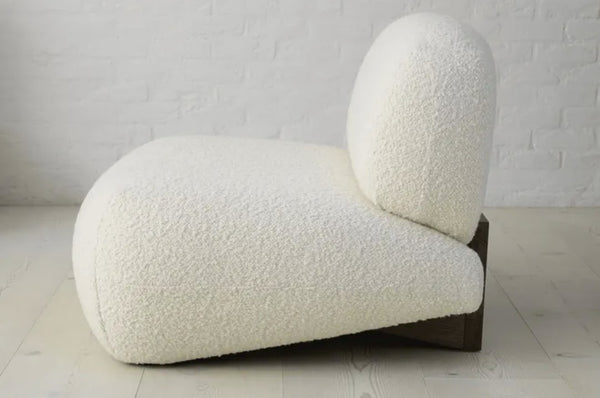 Seattle Armchair in Cappuccino Bubble Velvet - My Store
